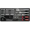 imageCRAFTSMAN Mechanics Tool Set SAE and Metric 12 14 and 38 Drive Sizes 298Piece CMMT12039NEW 298 Piece Set