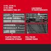 imageCRAFTSMAN Mechanics Tool Set SAE and Metric 12 14 and 38 Drive Sizes 298Piece CMMT12039NEW 298 Piece Set