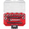 imageCRAFTSMAN Socket Set with right Angle Bit Driver SAEMetric 14quot Drive 35Piece CMMT12005Socket Set New Package