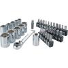 imageCRAFTSMAN Socket Set with right Angle Bit Driver SAEMetric 14quot Drive 35Piece CMMT12005Socket Set