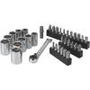 imageCRAFTSMAN Socket Set with right Angle Bit Driver SAEMetric 14quot Drive 35Piece CMMT12005Socket Set New Package
