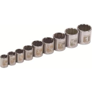 imageCRAFTSMAN 934565 9 Piece 38quot Drive EasytoRead Socket Set