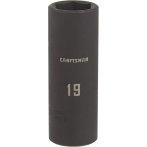 imageCRAFTSMAN Deep Impact Socket Metric 12Inch Drive 19mm CMMT1608019 MM