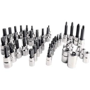 imageCRAFTSMAN Hex Bit and Torx Bit Socket Set 14 and 38 Drive Sizes SAE and Metric 42piece CMMT34912