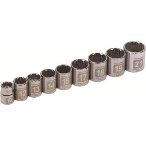imageCRAFTSMAN Impact Socket Set MM EasytoRead 38Inch Drive 9Piece 934566