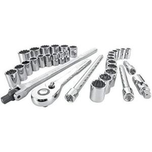 imageCRAFTSMAN Mechanics Tool Set 33 Piece 12 Inch Drive SAEMetric CMMT1212233 Piece Set