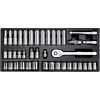 imageCRAFTSMAN Mechanic Tool Set 14 in 38 in and 12 in Drive Includes Ratchets Sockets Hex Keys and Wrenches 308 Pieces CMMT45938NEW 308 Piece Set