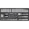 imageCRAFTSMAN Mechanic Tool Set 14 in 38 in and 12 in Drive Includes Ratchets Sockets Hex Keys and Wrenches 308 Pieces CMMT45938NEW 308 Piece Set