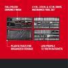 imageCRAFTSMAN Mechanic Tool Set 14 in 38 in and 12 in Drive Includes Ratchets Sockets Hex Keys and Wrenches 308 Pieces CMMT45938NEW 308 Piece Set