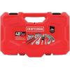 imageCRAFTSMAN Mechanics Tool Set SAEMetric 14quot Drive 48Piece CMMT1201748 Piece Set