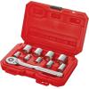imageCRAFTSMAN Mechanics Tool Set Socket Wrench Set MM 38 Inch Drive CMMT34554NEW SAE  38 Inch Drive