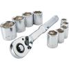 imageCRAFTSMAN Mechanics Tool Set Socket Wrench Set MM 38 Inch Drive CMMT34554NEW SAE  38 Inch Drive