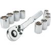 imageCRAFTSMAN Mechanics Tool Set Socket Wrench Set MM 38 Inch Drive CMMT34554NEW MM  38 Inch Drive