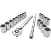 imageCRAFTSMAN Socket Set SAEMetric 14quot Drive 20Piece CMMT12008NEW 20 Piece Set