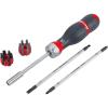 imageCRAFTSMAN VSERIES Ratcheting Screwdriver Set with Assorted MultiBits 18 Piece CMHT68143V3in1 Ratcheting Screwdriver Set