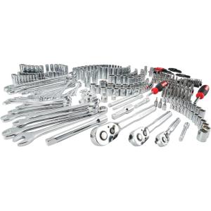 imageCRAFTSMAN Mechanic Tool Set 14 in 38 in and 12 in Drive Includes Ratchets Sockets Hex Keys and Wrenches 308 Pieces CMMT45938308 Piece Set
