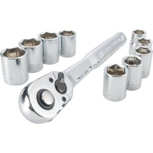 imageCRAFTSMAN Mechanics Tool Set Socket Wrench Set MM 38 Inch Drive CMMT34554MM  38 Inch Drive
