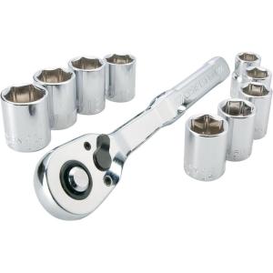 imageCRAFTSMAN Mechanics Tool Set Socket Wrench Set MM 38 Inch Drive CMMT34554NEW MM  38 Inch Drive