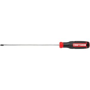 imageCRAFTSMAN Phillips Screwdriver BiMaterial PH 2 X 10 Inch CMHT65056NNEW Phillips Screwdriver  10 Inch