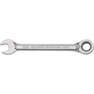 imageCRAFTSMAN Ratcheting Wrench Metric Reversible 19mm 72Tooth 12Point CMMT4243013 MM