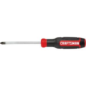 imageCRAFTSMAN Screwdriver Phillips BiMaterial PH 2 X 4 Inch CMHT65054N1 Count Pack of 1