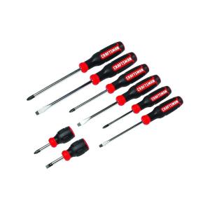 imageCRAFTSMAN Screwdriver Set BiMaterial 8 Piece Set CMHT65075N8 Piece Set Pack of 1