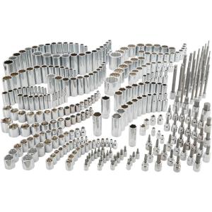 imageCRAFTSMAN Socket Set 299 Pieces Includes Deep Socket Shallow Socket Hex Bit Torx Bit Slotted Bit and Phillips CMMT45310
