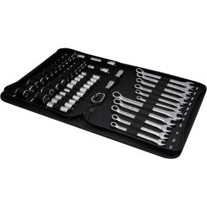 imageCraftsman Mechanics Tool Set SAEMetric Soft Storage 47Piece CMMT12019New 47 Piece Set