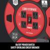 imageCRAFTSMAN Retractable Extension Cord Reel 50 Ft With 4 Outlets ampamp Heavy Duty 14AWG SJTW Cable1 ft