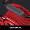 imageCRAFTSMAN Retractable Extension Cord Reel 50 Ft With 4 Outlets ampamp Heavy Duty 14AWG SJTW Cable100 ft