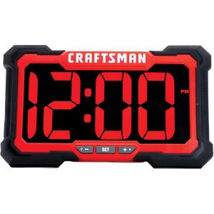 imageCRAFTSMAN 11 LED Digital Clock with VERSATRACK Compatibility