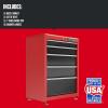 imageCRAFTSMAN Garage Storage Cabinet Metal Freestanding 5Drawers CMST22602RB