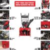 imageCRAFTSMAN CMXGZAM241038 Snow Blower Rolling Skid Shoes Black