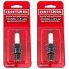 imageCRAFTSMAN CMXGZAM250012 Current Walk 2 BPR6ES 75110292 Spark Plug Black1 Count Pack of 2