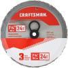 imageCRAFTSMAN 714quot Miter Saw Blade 24Tooth 3 Pack CMAS2725243HighSpeed Steel