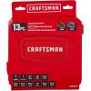 imageCRAFTSMAN Hole Saw Kit BiMetal Set with Case 13Piece CMAH1SET1313Pieces