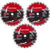 imageCRAFTSMAN 714quot Miter Saw Blade 24Tooth 3 Pack CMAS2725243Carbide