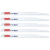 imageCRAFTSMAN Reciprocating Saw Blades 8quot 1014 TPI WoodMetal 5Piece 205832012Inch