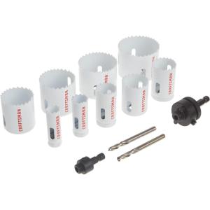 imageCRAFTSMAN Hole Saw Kit BiMetal Set with Case 13Piece CMAH1SET1313Pieces