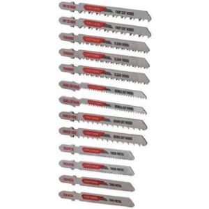 imageCRAFTSMAN Jigsaw Blades UShank Set 12Piece CMAJ2SET12TShank