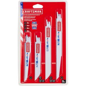 imageCRAFTSMAN Reciprocating Saw Blades 9Piece Kit 20588409Pieces
