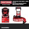 imageCRAFTSMAN CMXAZBS10000J BlackRed 2quot x 27 Ratchet Tie Down Strap with Double J Hook  HeavyweightIndustrial Duty 10000 lb Break StrengthDouble J Hook