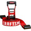 imageCRAFTSMAN CMXAZBS10000J BlackRed 2quot x 27 Ratchet Tie Down Strap with Double J Hook  HeavyweightIndustrial Duty 10000 lb Break StrengthFlat Hook