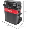 imageCRAFTSMAN 37in Rolling Tool Box with Wheels Black Plastic Lockable CMST37025Multilevel Tool Box