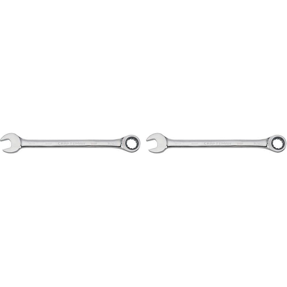 imageCRAFTSMAN Ratcheting Wrench SAE 78Inch 72Tooth 12Point CMMT3896034 Inch Pack of 2