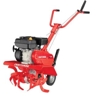 imageCraftsman 208cc 12quot Pull Start Front Tine Tiller