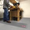 imageCraftsman AntiFatigue Garage Mat 20in x 72in x 75 in Thick Leather Grain CharcoalCharcoal