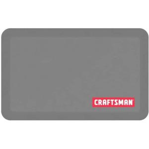 imageCraftsman AntiFatigue Garage Mat 20in x 72in x 75 in Thick Leather Grain CharcoalCharcoal