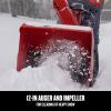 imageCRAFTSMAN Performance 26quot TwoStage Self Propelled Snow Thrower with PushButton Start Gas Powered 243cc Engine 31AM7C3FB93