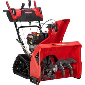 imageCRAFTSMAN Performance 26quot TwoStage Self Propelled Snow Thrower with PushButton Start Gas Powered 243cc Engine 31AM7C3FB93